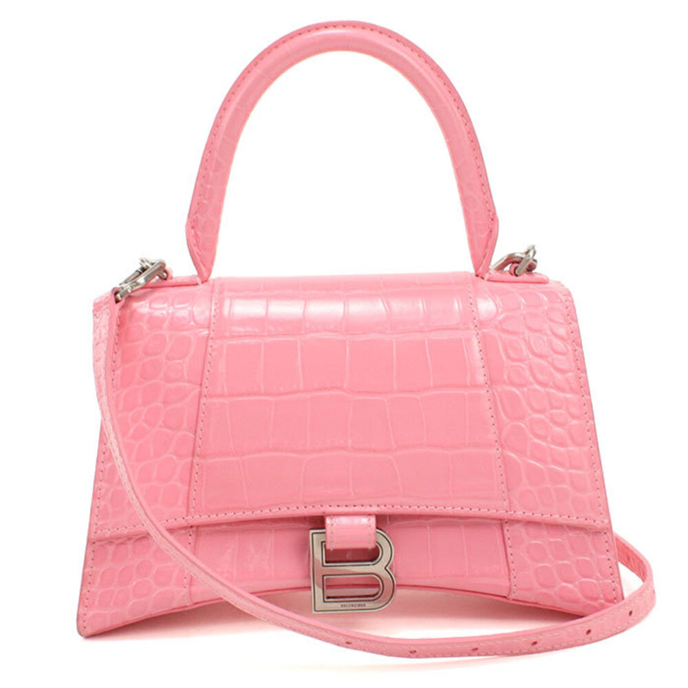 BALENCIAGA Balenciaga handbag 593546 Small Hourglass Women's Pink